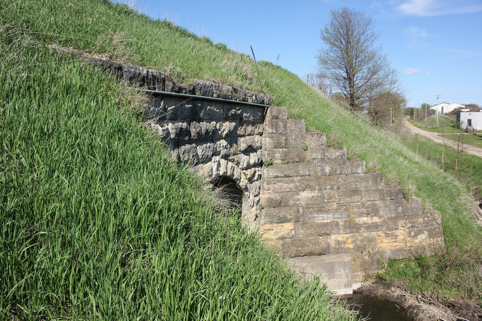 Looking east
